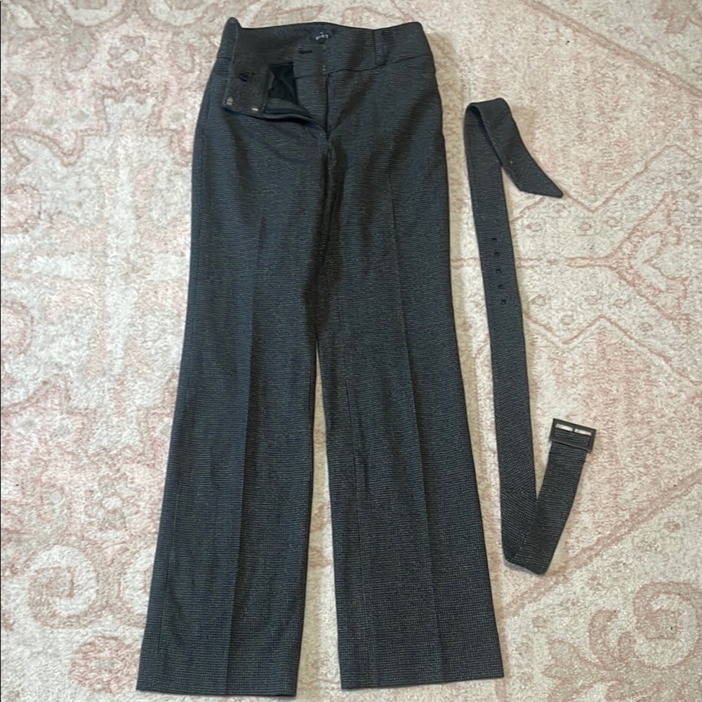 White House Black Market Black Tailored Trousers